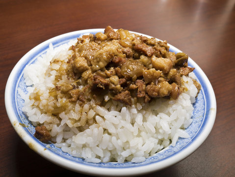 braised pork rice