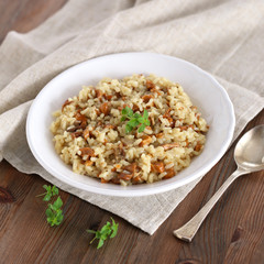 Risotto with mushrooms