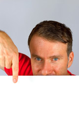 leere Werbetafel