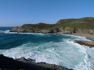 coast at argentiera, north west sardinia, italy