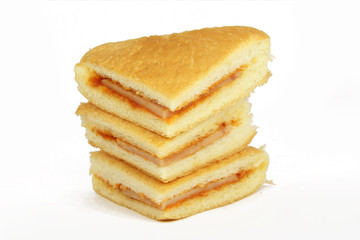 fresh sandwich close up