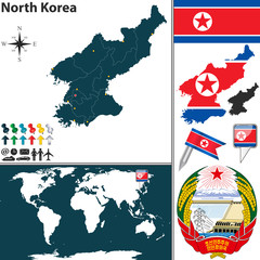 Map of North Korea
