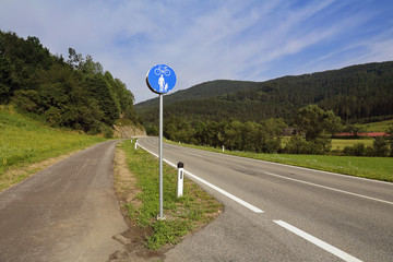 piste piéton et vélo