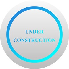 Under construction icon (vector)