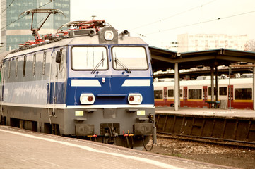 Fototapeta premium locomotive, the train