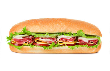 sandwich isolated on white background