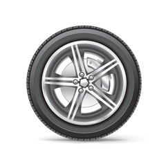 Fototapeta na wymiar car wheel