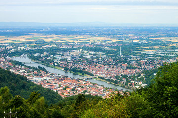 Aerial view of Heidelberg
