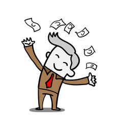 Happy of business