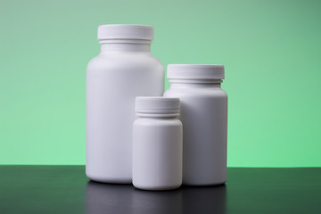 Three supplements bottles