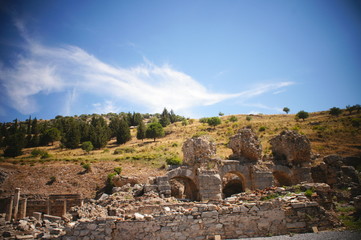 Fototapeta na wymiar ヴァリウスの浴場 エフェソス遺跡