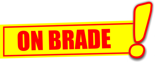 étiquette on brade