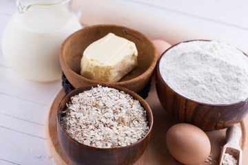 Ingredients for baking