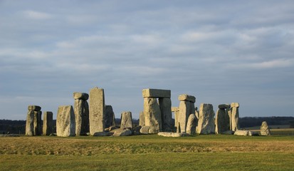 Stonehenge located in Wiltshire, England.