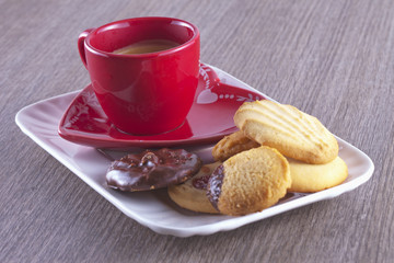 Coffe and biscuits