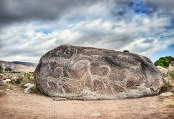 Petroglyph on the stone