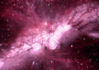 Obraz premium galaxy in a free space