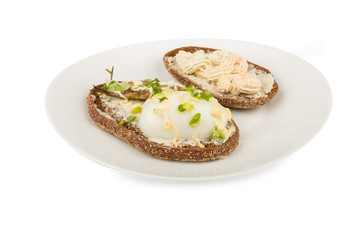 sandwich cream cheese and onions