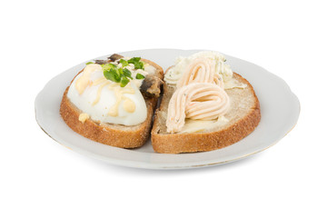 sandwich cream cheese and onions