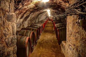 Wine cellar in Tokaj, Hungary