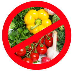 food prohibited for import into the country..