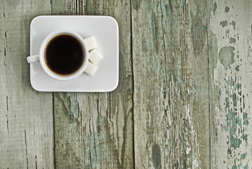 Coffee with sugar