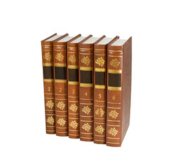 Six book volumes