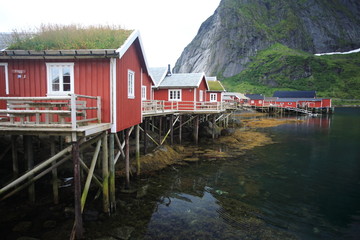 reine villaggio isole lofoten norvegia