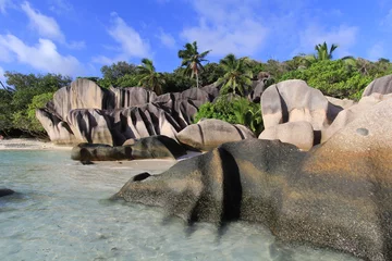Printed roller blinds Anse Source D'Agent, La Digue Island, Seychelles plage, anse source d'Argent, Seychelles