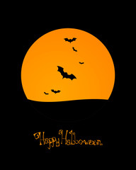 Vector Illustration of a Scary Halloween Design