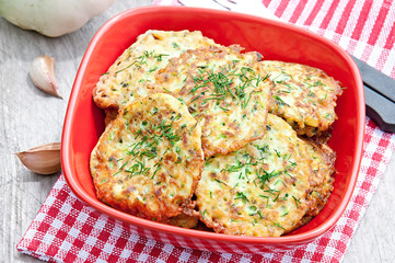 Zucchini pancakes