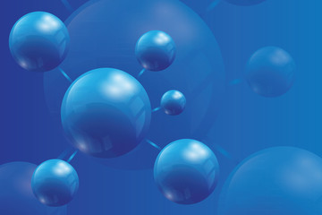 Bright  background with balls