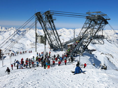 Seilbahnstation am Cime de Caron