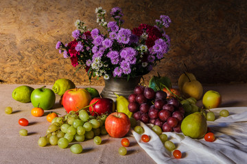 Still life with Fruits.
