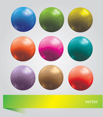 Bright  set with balls