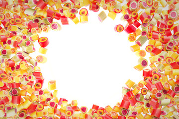 fruit candies pattern for background