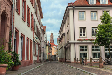 Fototapeta na wymiar europe town at Heidelberg city, Germany