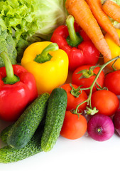 Fresh vegetables close up