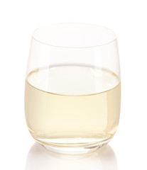Glass of birch juice isolated on white © Africa Studio