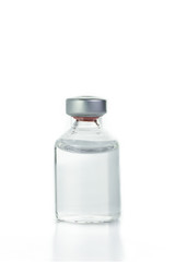 Blank transparent of drug bottle