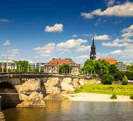 Foto op Plexiglas De Bastei Brug The ancient city of Dresden, Germany.