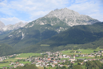 Fototapeta premium Fulpmes im Stubaital