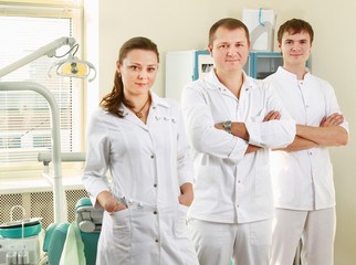 Fototapeta premium Medical doctors standing in office