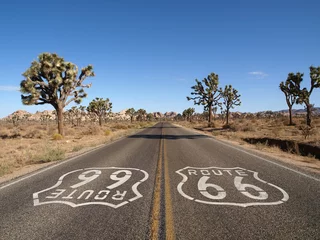 Poster Route 66 Woestijn © trekandphoto
