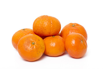 vibrant tangerines fruits 