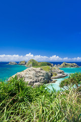 沖縄の海・阿嘉島-天城展望台からの眺め