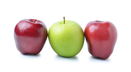 apple on white background