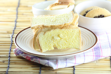 baking bread of butter.