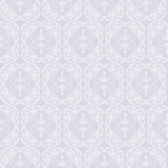 Seamless damask decorative wallpaper
