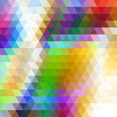 Multicolor Abstract Background Consisting of Triangles